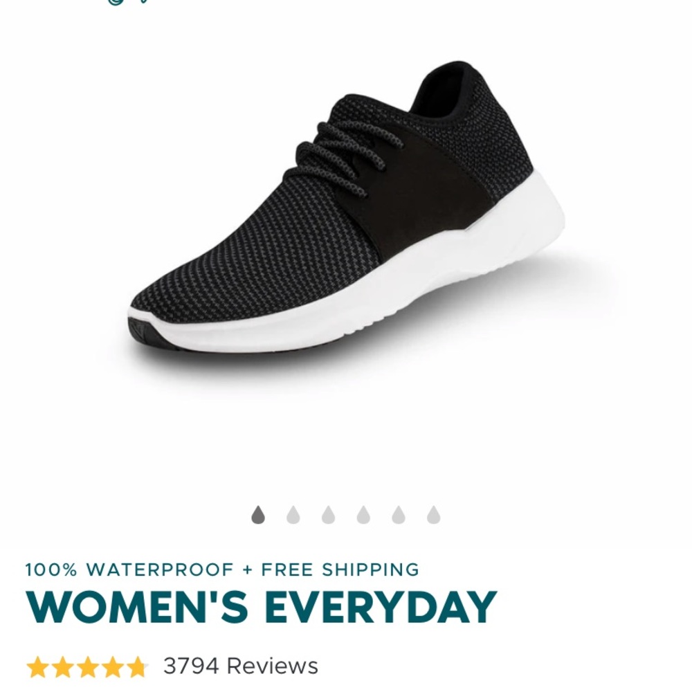 Vessi black everyday sneakers